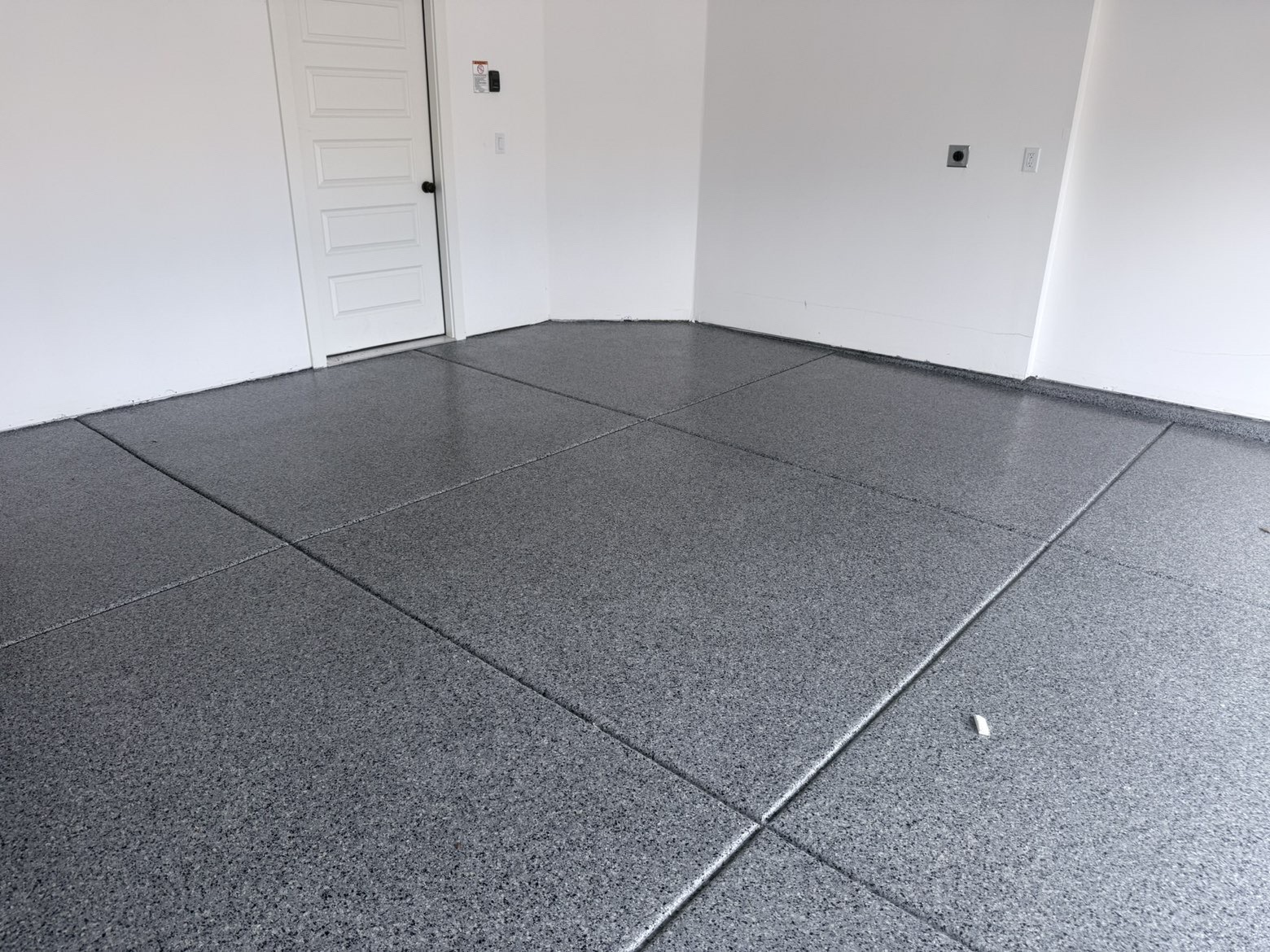Justin Johnson's garage floor